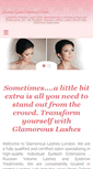Mobile Screenshot of glamorous-lashes.com